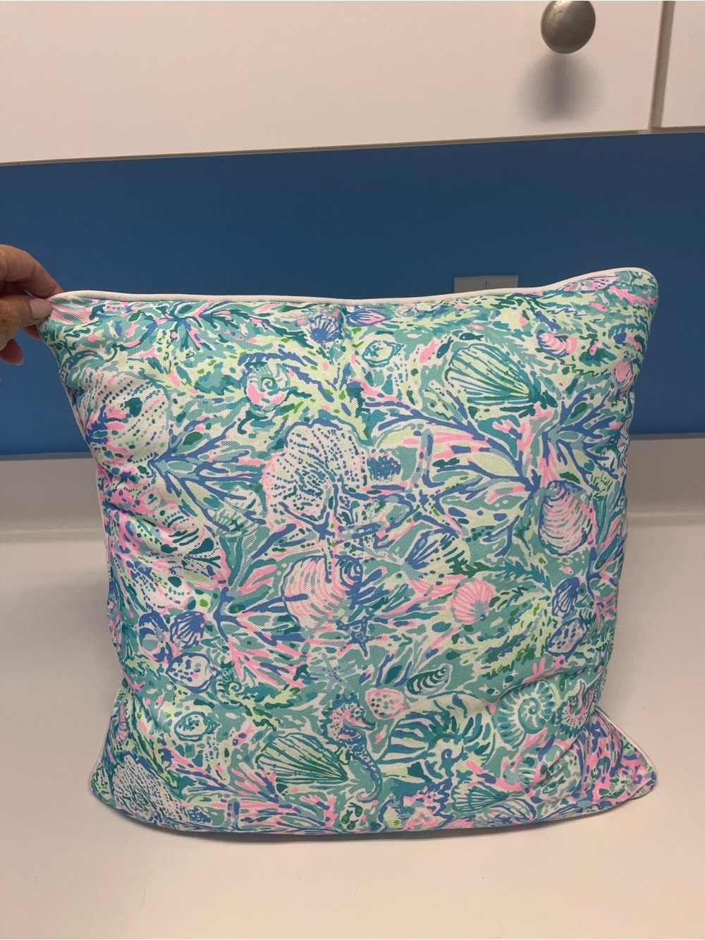 EUC Lilly Pulitzer Square Pillow